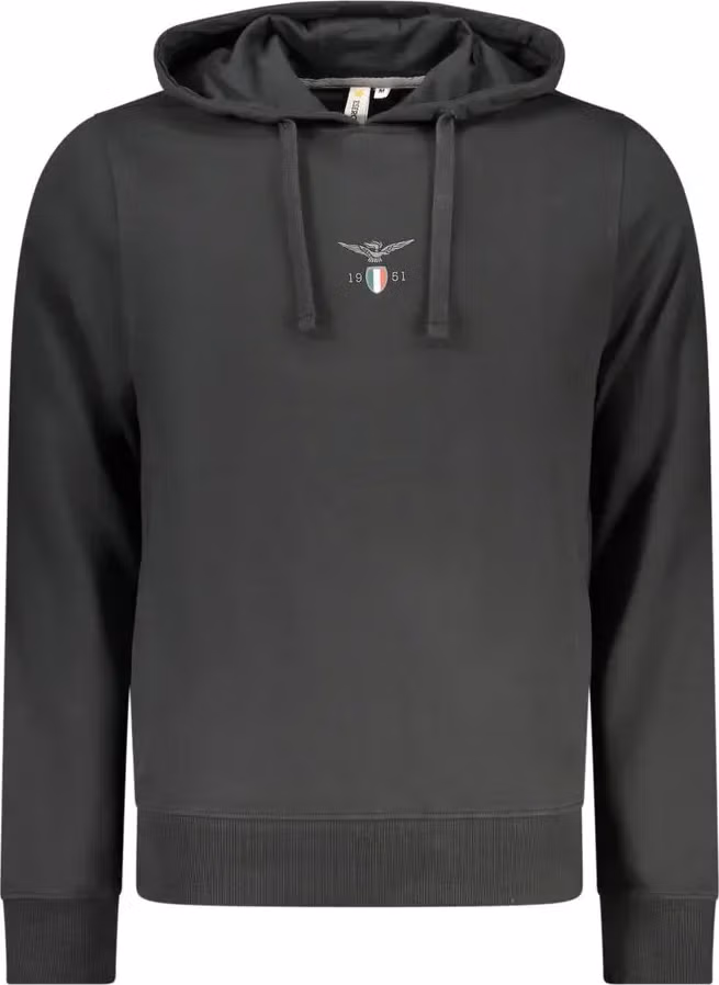Blue Cotton Men's Hoodie