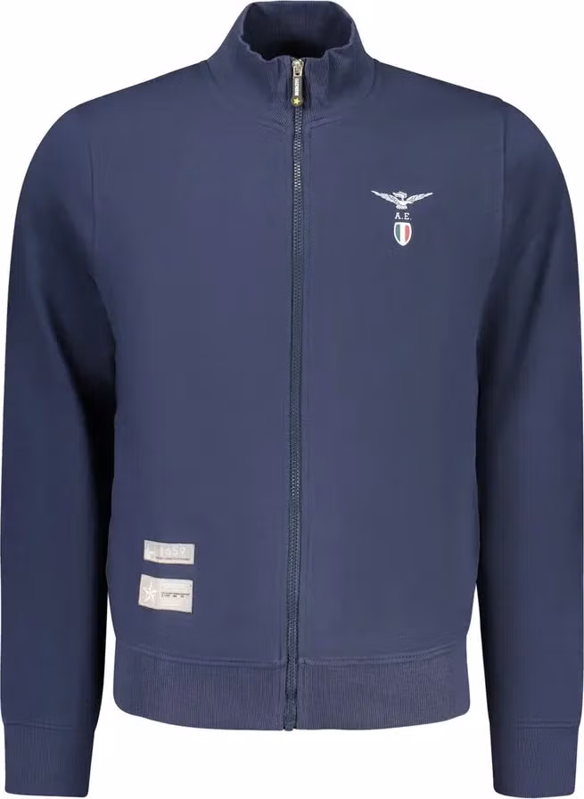 Blue Cotton Men's Sweatshirt