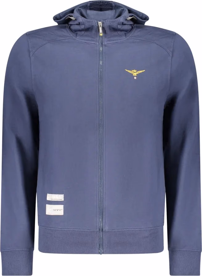 Blue Cotton Men's Sweatshirt