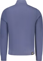Blue Cotton Men Sweatshirt 2