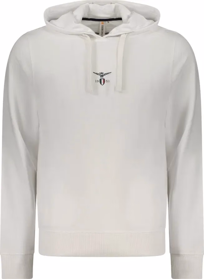 White Cotton Men's Sweatshirt