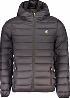 Black Polyester Men's Jacket 1