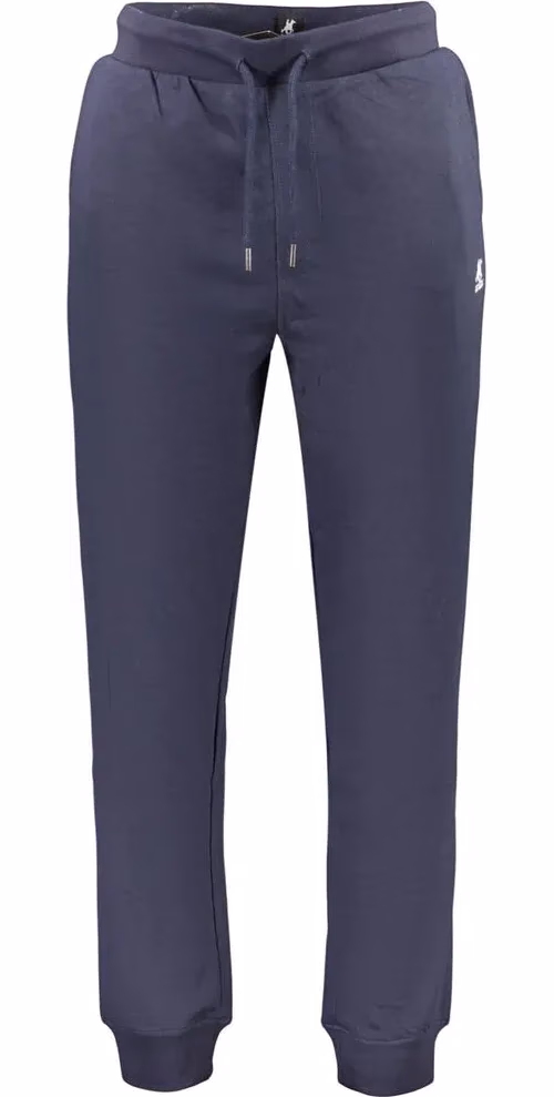 Blue Cotton Men's Trousers
