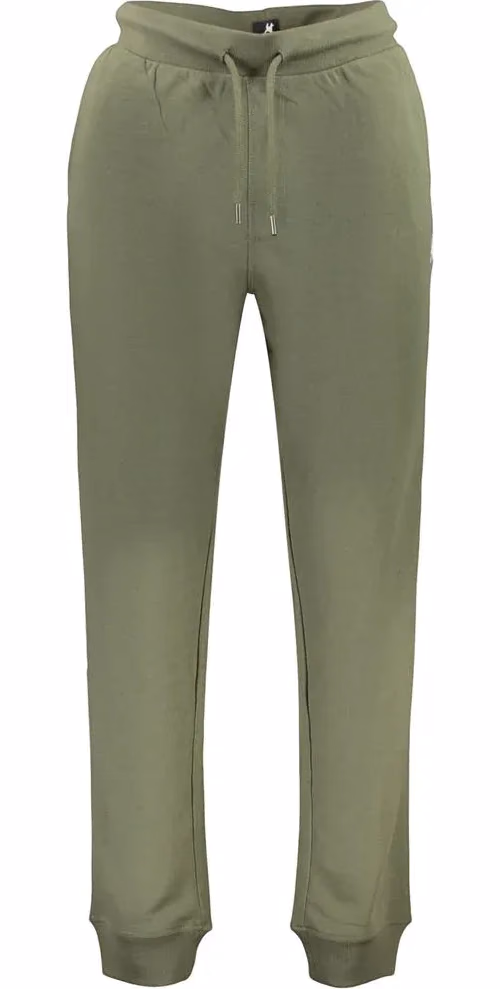 Green Cotton Menswear Trouser