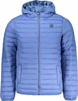 Blu Polyester Men Jacket 1