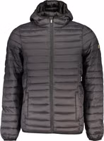 Black Polyester Men's Jacket 1