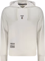 White Cotton Men's Hoodie 1