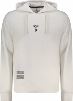White Cotton Men's Hoodie