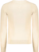 Beige Cotton Men Sweater 2