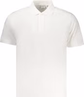 White Cotton Men Polo Shirt 1