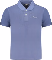 Blue Organic Cotton Men Polo 1