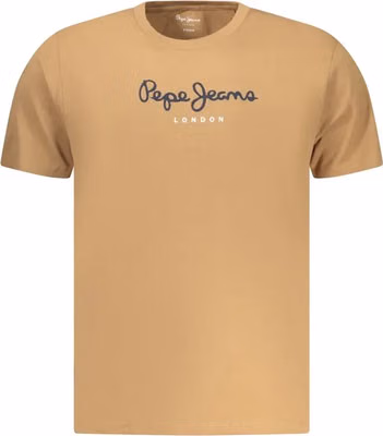 Marrone Cotton Men T-Shirt