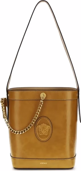 Brown Calf Leather Bos Taurus Backet Bag