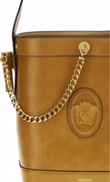 Brown Calf Leather Bos Taurus Backet Bag 4