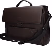 Brown Leather Business And Laptop Bag 3