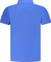 Blue Cotton Men's Polo 2