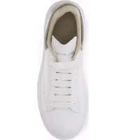 White Calf Leather Bos Taurus Chunky Sneakers 4