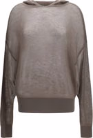 Gray Cashmere Hoodie 1