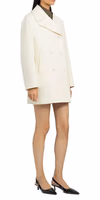 White Wool Coat 2