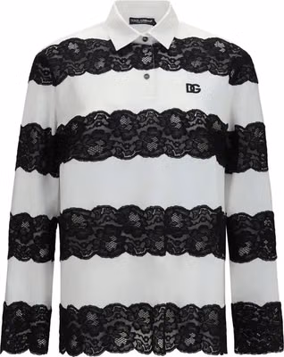 White Cotton Polo Shirt