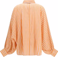 Orange Cotton Pattern Shirt 2
