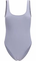 Gray Polyamide One-Piece Swimsuit 1