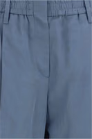 Blue Cotton Casual Pants 3