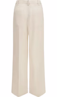 Beige Viscose Casual Pants 2