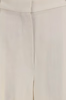 Beige Viscose Casual Pants 3