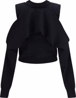 Black Cotton Cardigan 2
