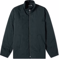 Black Cotton Full-Length Jacket 1