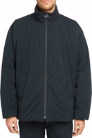 Black Cotton Full-Length Jacket 2