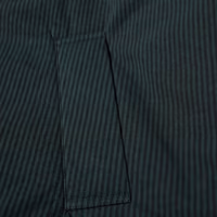 Black Cotton Full-Length Jacket 4