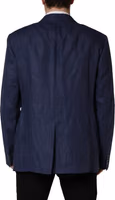 Blue Single Breasted 2 Button Suit Jacket 3