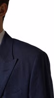 Blue Single Breasted 2 Button Suit Jacket 5