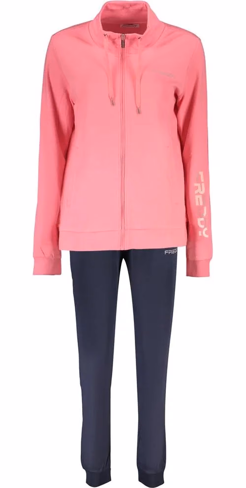 Pink Cotton Women's Sweatshirt