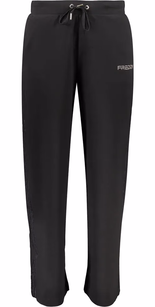 Black Cotton Women's Trousers
