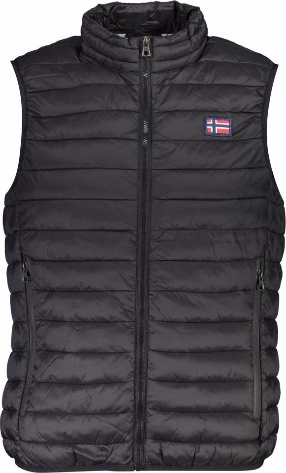 Black Polyamide Men's Jacket