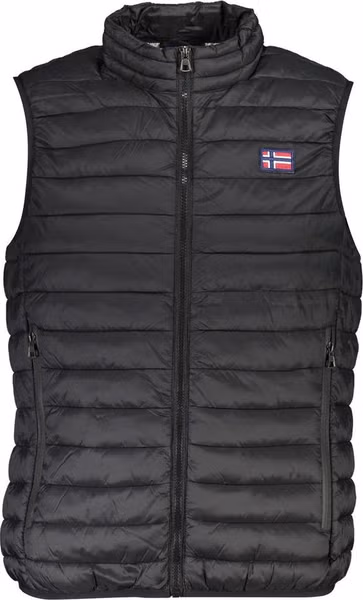 Black Polyamide Men's Jacket