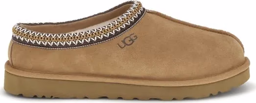 Beige Leather Mules