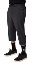 Dark Gray Wool Cropped Chino Trouser Pants 2