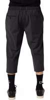 Dark Gray Wool Cropped Chino Trouser Pants 3