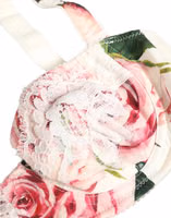 حمالة صدر متعددة الألوان بنقشة زهور وسلك داعم وحشوة جزئية 2