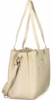 Beige Poliuretano Women's Bag with Adjustable Strap and Pockets 3