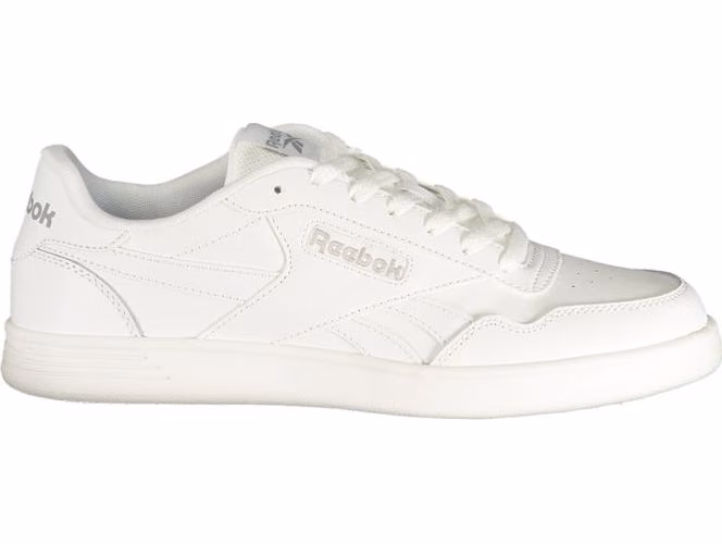 White Polyurethane Men Sneaker