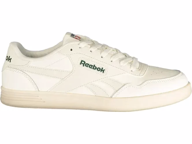 White Polyurethane Men's Sneaker