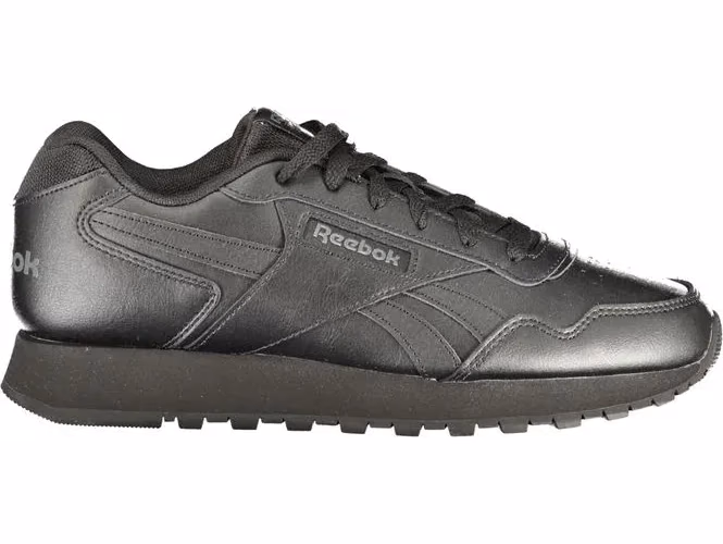 Black Polyurethane Men's Sneaker