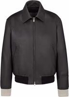 Black Calfskin Leather Jacket 1