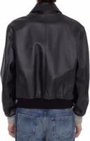 Black Calfskin Leather Jacket 3