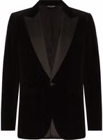 Black Cotton Blazer 1